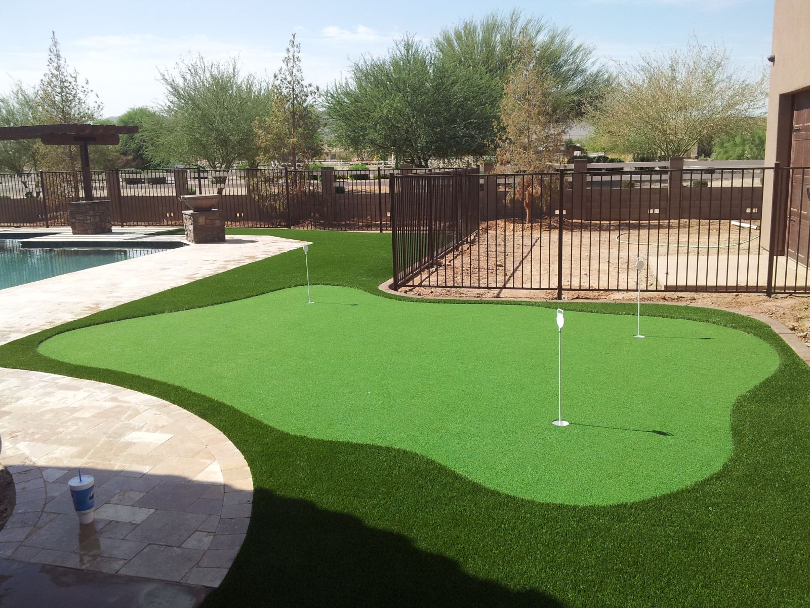 Ultimate Chandler Backyard Putting Green With Luxury Turf
