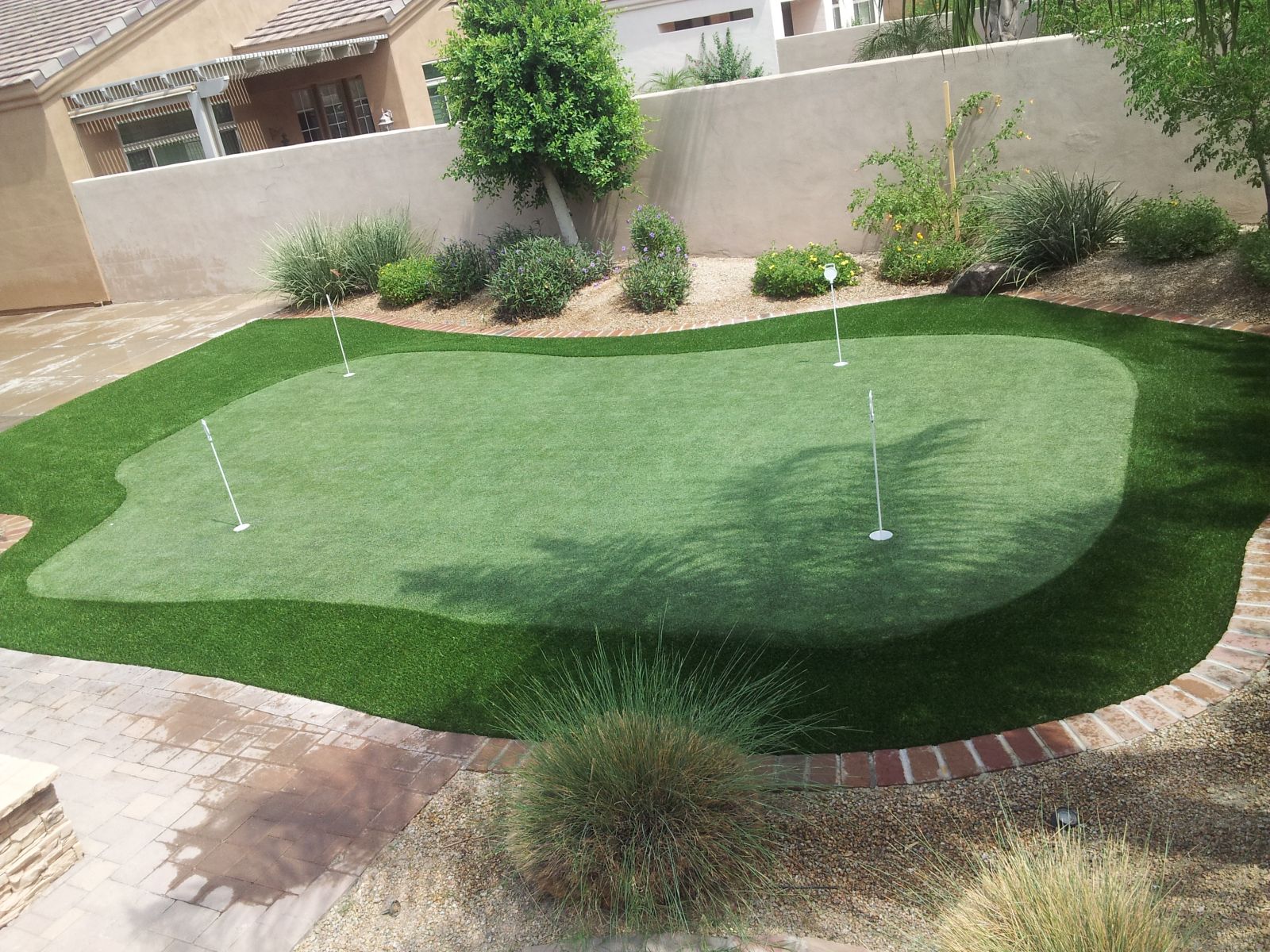 Ultimate Backyard Putting Green Installation With Luxury Turf